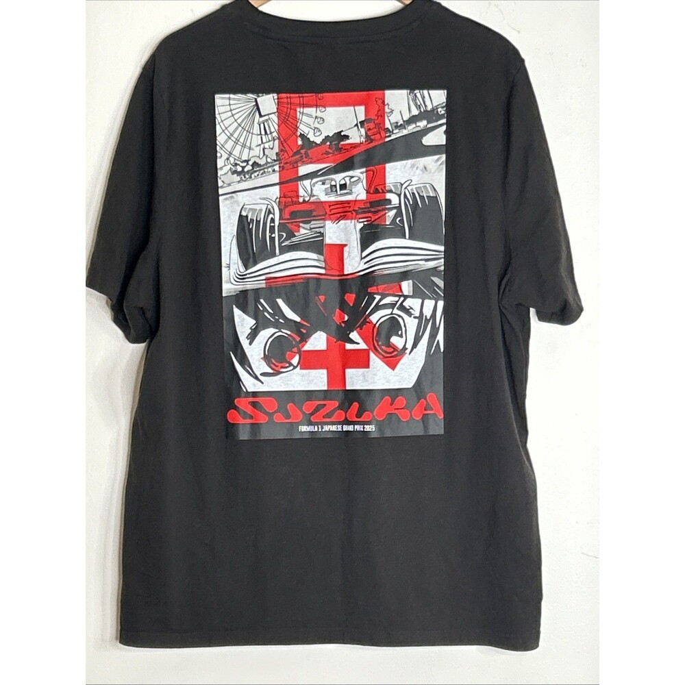 Puma x F1 Japan GP Tee Shirt Black Japanese Grand Prix 2025 100% Cotton Suzuka